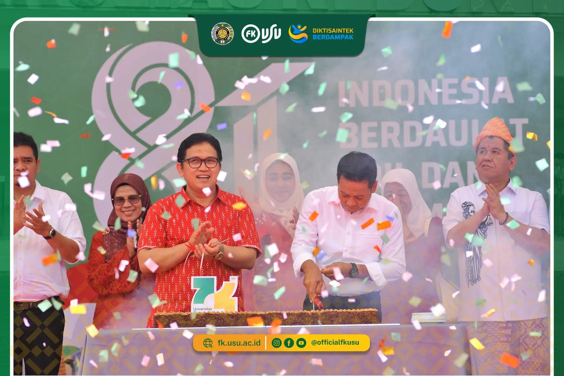 Celebrating USU’s 74th Anniversary, Faculty of Medicine USU Showcases the Potential and Creativity of Its Academic Community